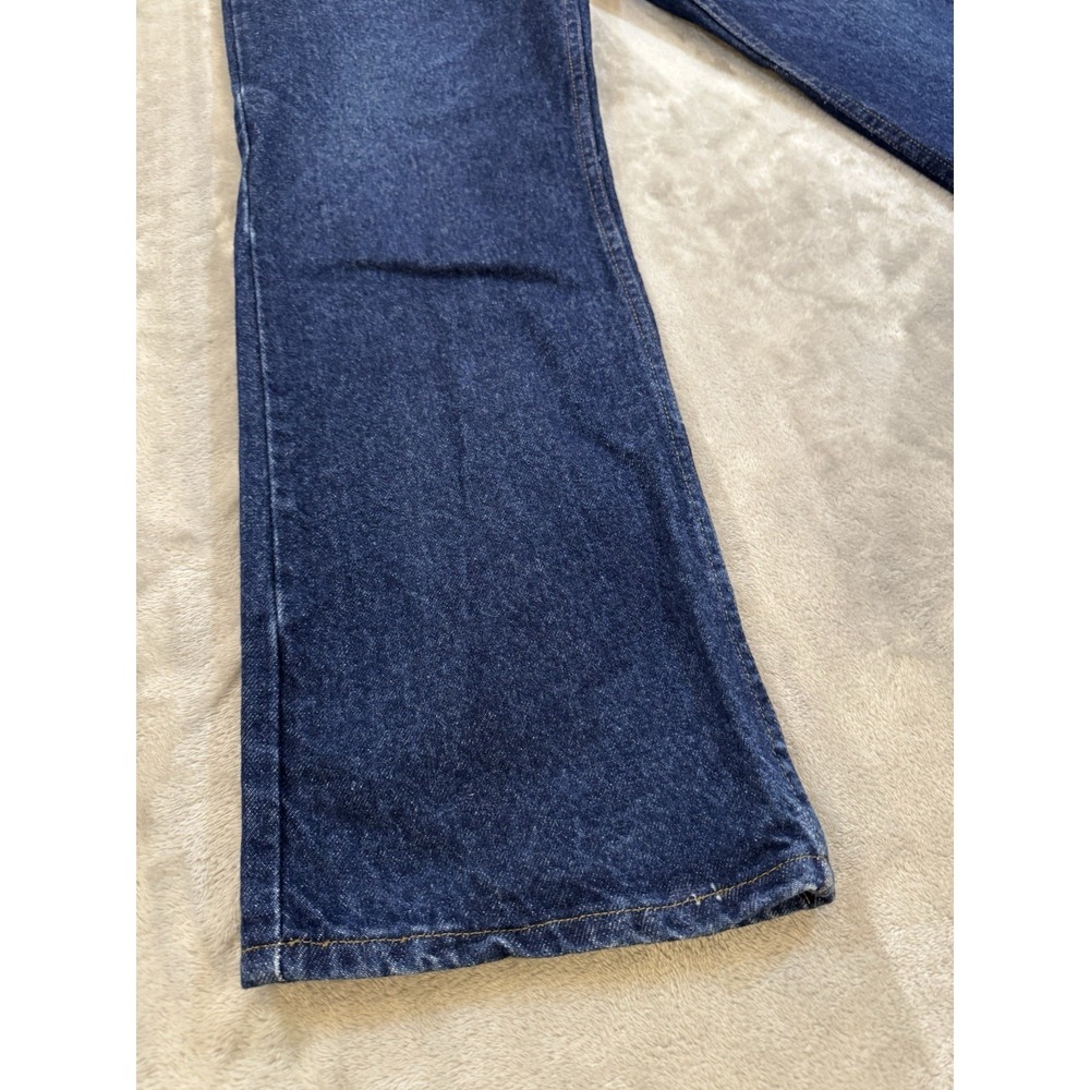 Lee Mens Jeans 36x30 Blue Dark‎ Wash Regular Straight Western Normcore Workwear - Picture 7 of 16